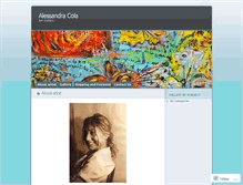 Tablet Screenshot of alessandracola.wordpress.com