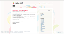Desktop Screenshot of indianidol4u.wordpress.com