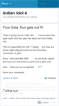 Mobile Screenshot of indianidol4u.wordpress.com