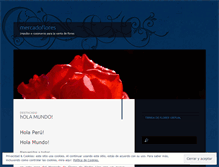 Tablet Screenshot of mercadoflores.wordpress.com