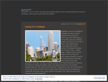 Tablet Screenshot of goingonin.wordpress.com