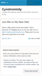 Mobile Screenshot of cynchronicity.wordpress.com