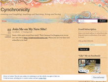 Tablet Screenshot of cynchronicity.wordpress.com