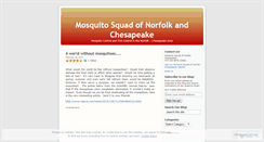 Desktop Screenshot of mosquitosquadnorfolkchesapeake.wordpress.com