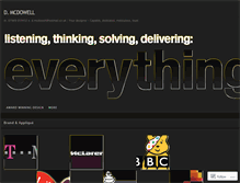 Tablet Screenshot of delroymcdowell.wordpress.com