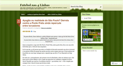 Desktop Screenshot of futebolnas4linhas.wordpress.com