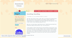 Desktop Screenshot of domesticatedcebuana.wordpress.com
