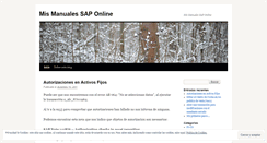 Desktop Screenshot of mismanualessaponline.wordpress.com