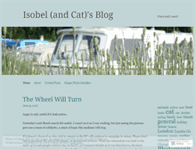 Tablet Screenshot of isobelandcat.wordpress.com