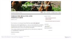 Desktop Screenshot of fogandthistlefarm.wordpress.com