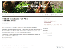 Tablet Screenshot of fogandthistlefarm.wordpress.com