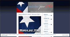 Desktop Screenshot of musicaporchile.wordpress.com