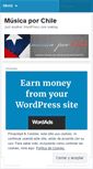Mobile Screenshot of musicaporchile.wordpress.com