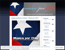 Tablet Screenshot of musicaporchile.wordpress.com