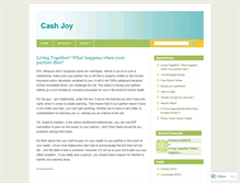 Tablet Screenshot of cashjoy.wordpress.com