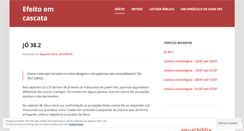 Desktop Screenshot of efeitoemcascata.wordpress.com