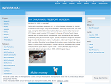 Tablet Screenshot of infopaniai.wordpress.com