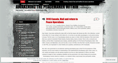 Desktop Screenshot of paulmailletpeacemaker.wordpress.com