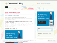 Tablet Screenshot of gunnmom.wordpress.com