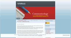 Desktop Screenshot of komunikologi.wordpress.com