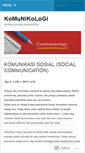 Mobile Screenshot of komunikologi.wordpress.com