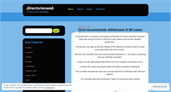 Desktop Screenshot of directoriesweb.wordpress.com