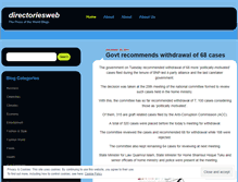 Tablet Screenshot of directoriesweb.wordpress.com