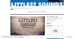 Desktop Screenshot of littlestsounds.wordpress.com