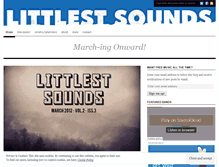 Tablet Screenshot of littlestsounds.wordpress.com