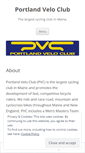 Mobile Screenshot of portlandveloclub.wordpress.com