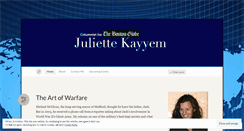 Desktop Screenshot of juliettekayyem.wordpress.com