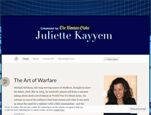 Tablet Screenshot of juliettekayyem.wordpress.com