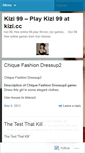 Mobile Screenshot of kizi99games.wordpress.com