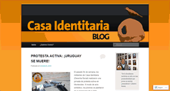 Desktop Screenshot of casaidentitaria.wordpress.com