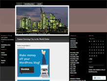 Tablet Screenshot of designingthefuture.wordpress.com