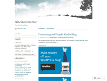 Tablet Screenshot of bibelkommentar.wordpress.com