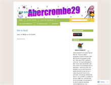 Tablet Screenshot of abercrombe29.wordpress.com