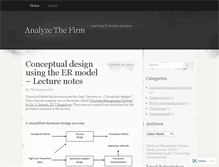 Tablet Screenshot of analyzethefirm.wordpress.com