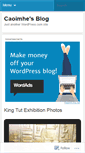 Mobile Screenshot of caoimheblog.wordpress.com