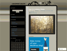 Tablet Screenshot of caoimheblog.wordpress.com