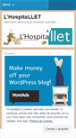 Mobile Screenshot of hospitallet.wordpress.com