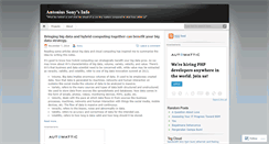 Desktop Screenshot of antoniussony.wordpress.com