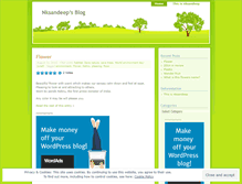 Tablet Screenshot of nksandeep.wordpress.com