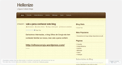 Desktop Screenshot of hellenizein.wordpress.com
