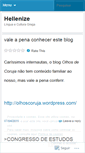 Mobile Screenshot of hellenizein.wordpress.com