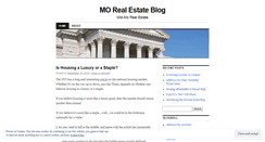 Desktop Screenshot of morealestateblog.wordpress.com