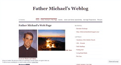 Desktop Screenshot of fathermichael.wordpress.com