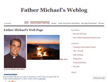 Tablet Screenshot of fathermichael.wordpress.com