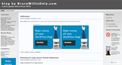 Desktop Screenshot of brucewillisonly.wordpress.com