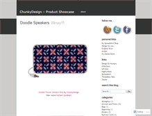 Tablet Screenshot of chunkydesign.wordpress.com